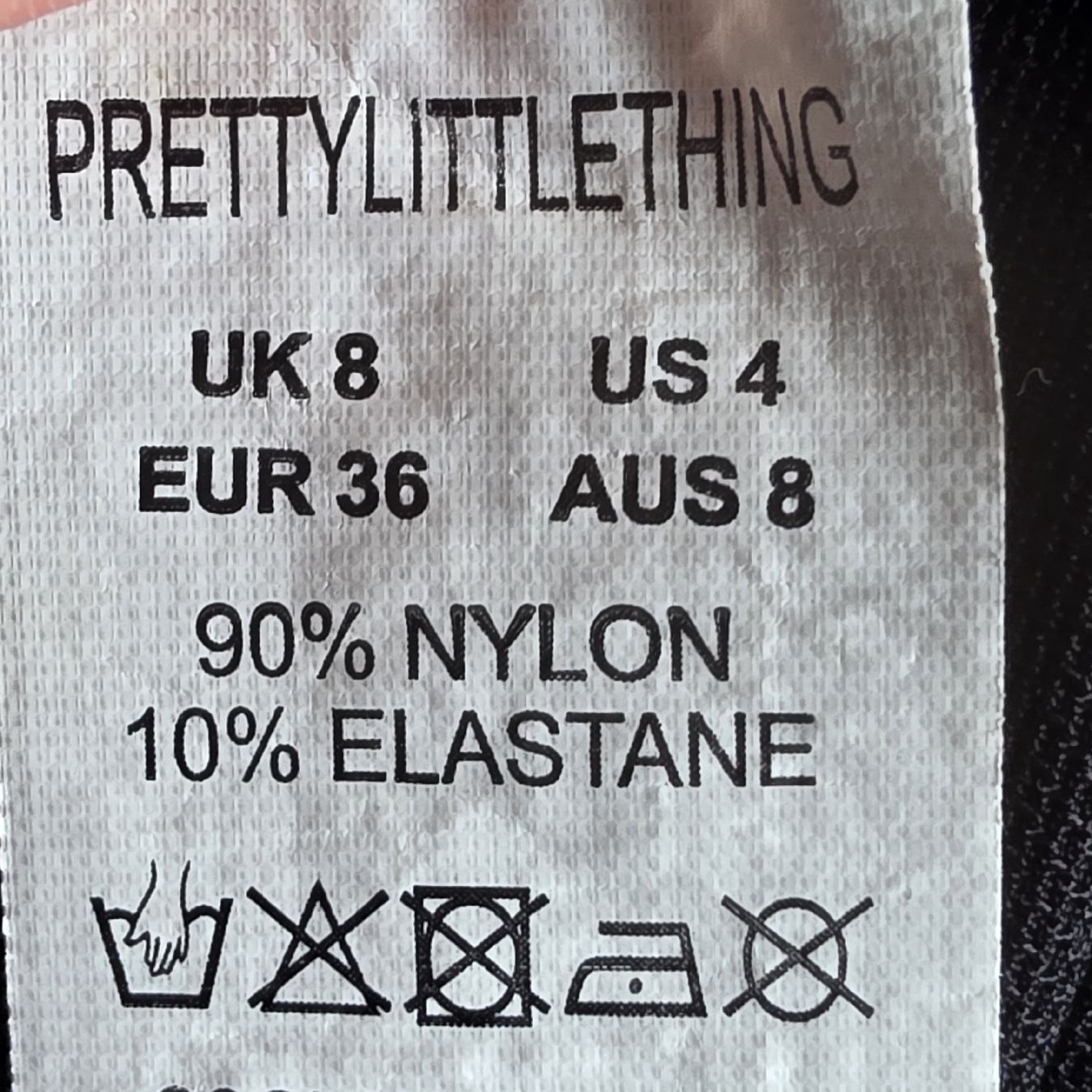 Top: PrettyLittleThing Body, Schwarz, Gr. 36 – Usato da Rheinsulz venduto da Gilea 5