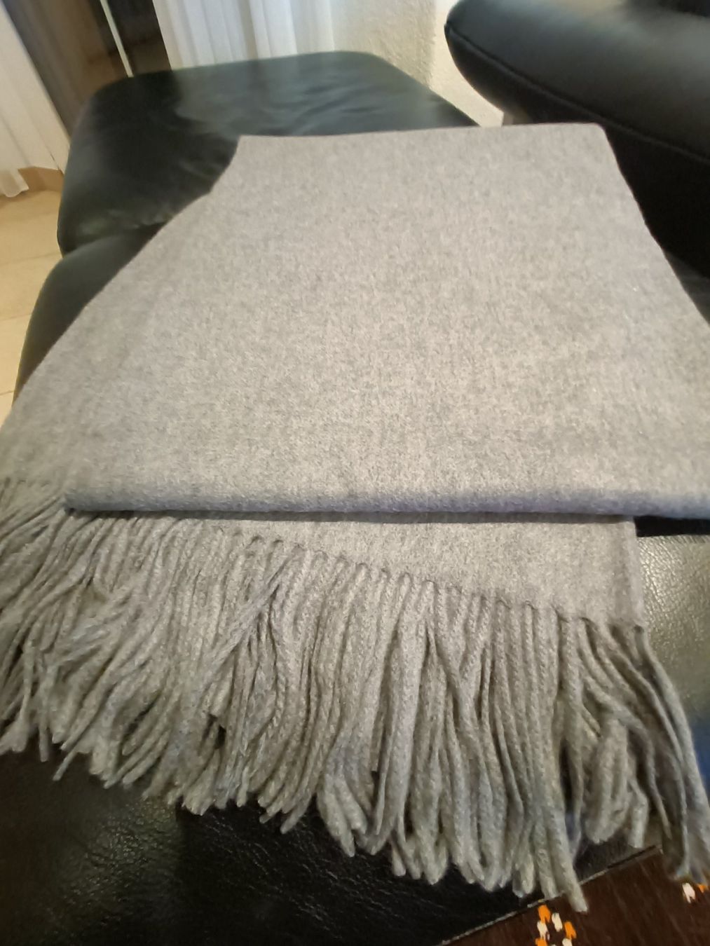 Coperte: 100 % Cashmere Decke hellgrau – Nuovo e nell'imballaggio originale da Grabs venduto da cmbo79