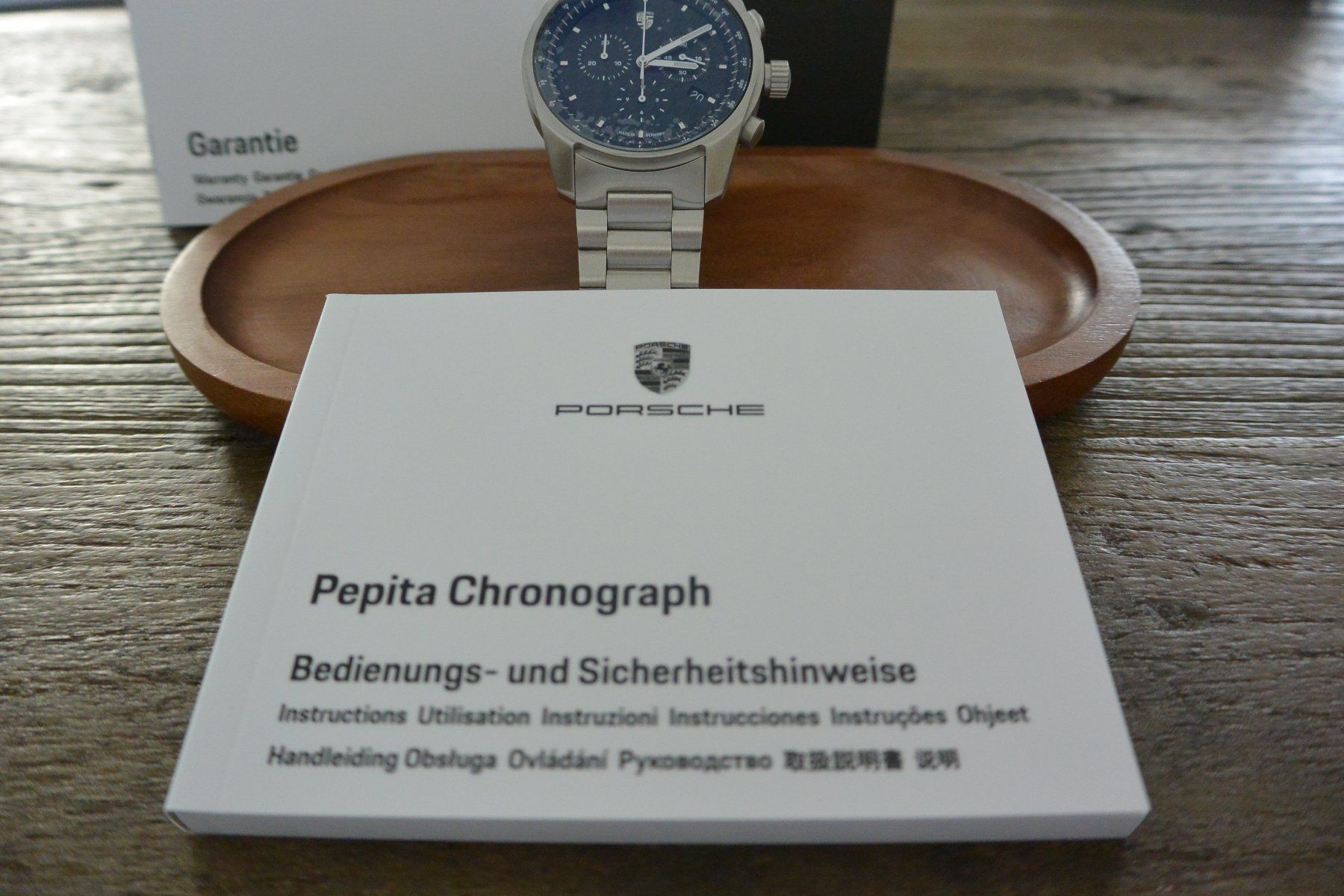 Porsche Orologi: Porsche Pepita Chronograph 42mm – Nuovo e nell'imballaggio originale da Laupen ZH venduto da Tremila 2