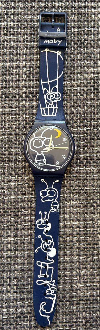 Swatch Orologi: Swatch Little Idiot by Moby SUOZ129S – Usato da Zürich venduto da TomCat78