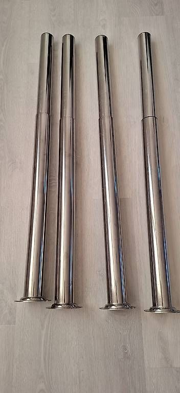 Ikea Tische: Pied de table inox ajustable en hauteur – Gebraucht aus Mont-sur-Lausanne von son_8k57 4