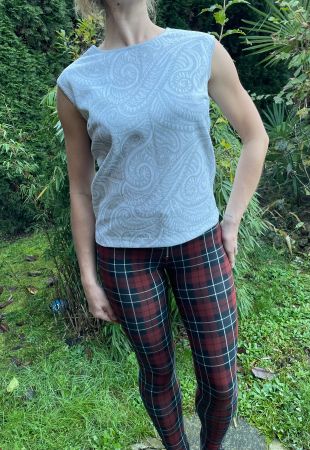 Glamour Top 👌a maglia Lurex-tg S/M-per feste 👍