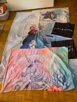 Bettwäsche und Decke Frozen / Einhorn
