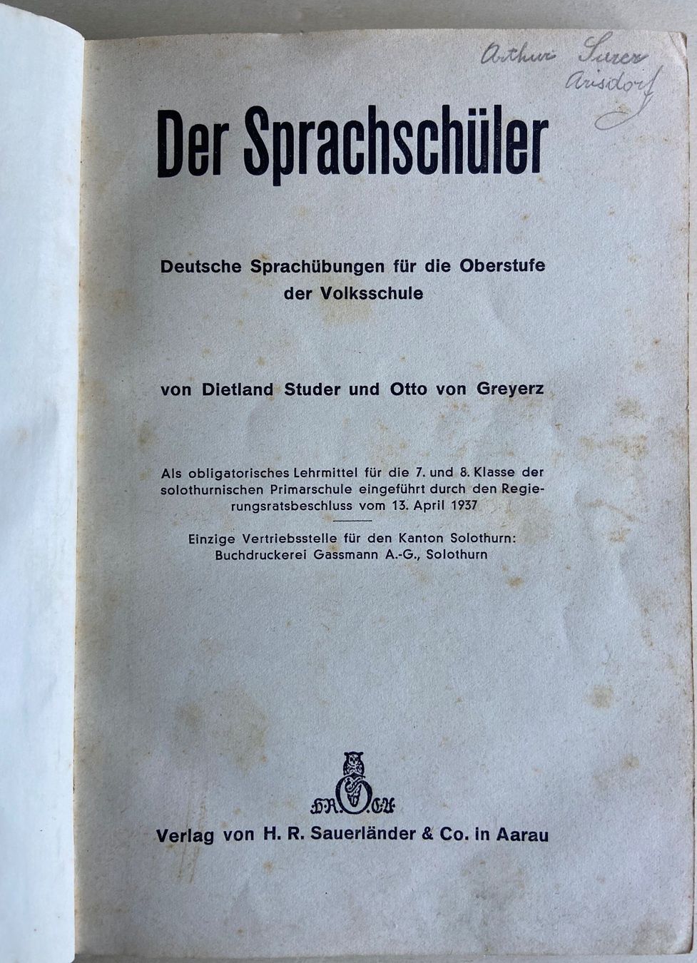 Libri: Buch Der Sprachschüler Deutsche Sprachübungen – Usato da Böckten venduto da Hansi36 1