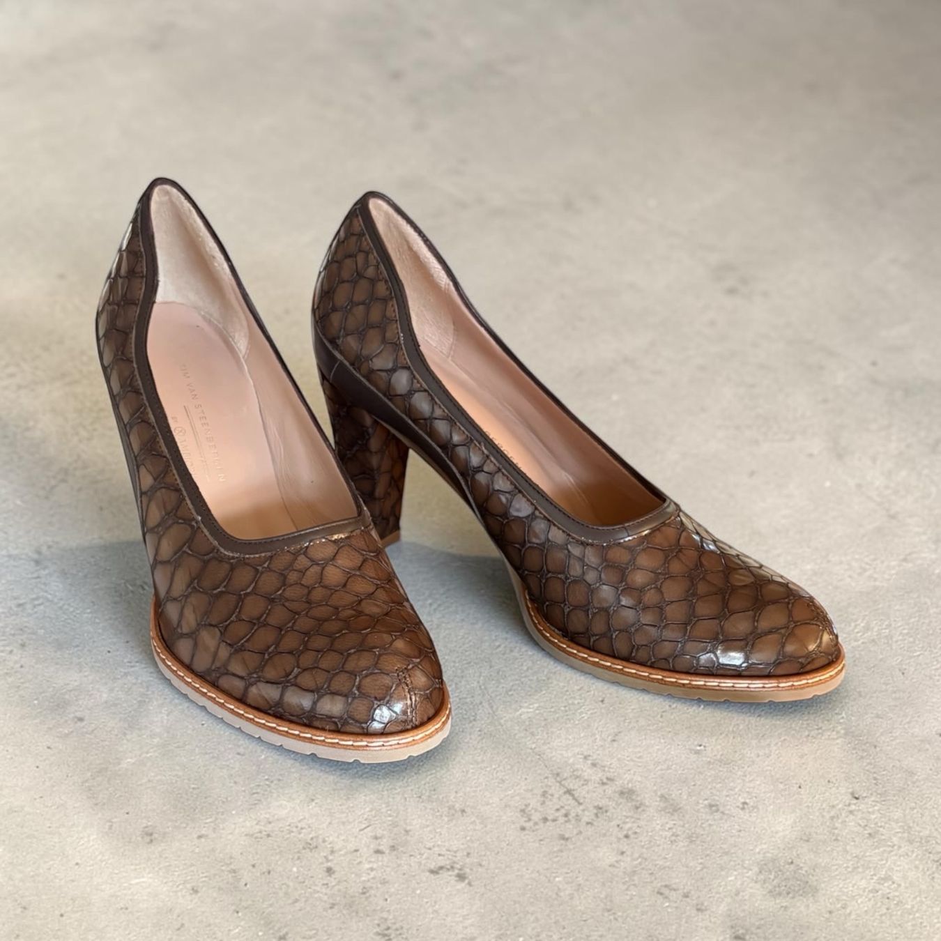 Scarpe da donna: Wunderbare echte Krokodillederpumps – Usato da Hausen am Albis venduto da abra-kadabra-kobra