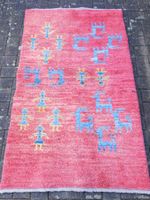Teppich echter alter Gabbeh 141 x 81 cm   hochfloor