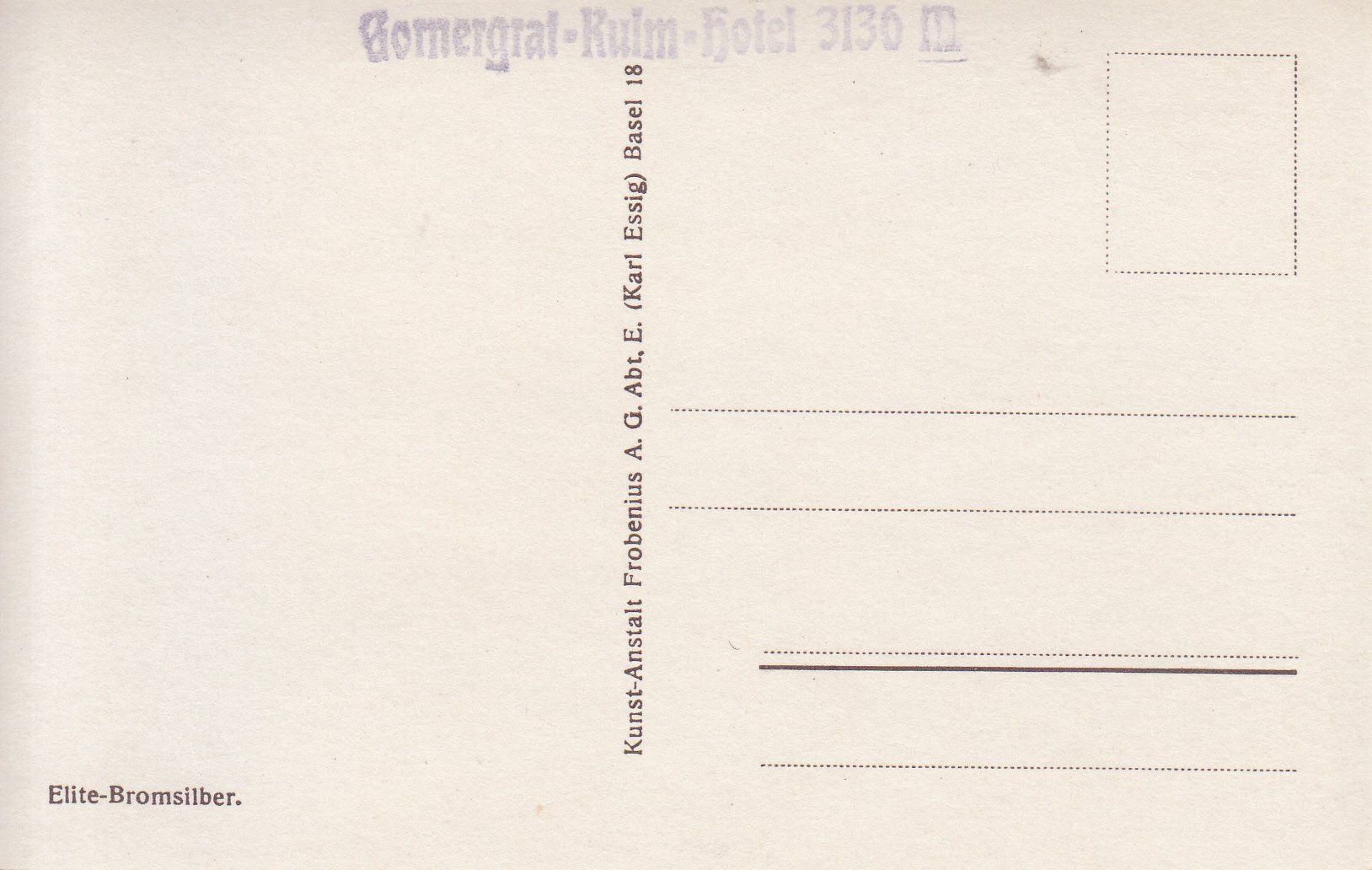 Cartoline postali: Stellisee ca. 1940 – Usato da Bürglen TG venduto da StampGraf 1