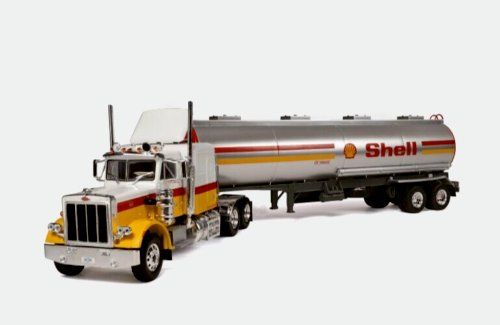 Peterbilt Modellini d'auto: Peterbilt 359 LKW Tanksattelschlepper 1970 "Shell gelb / – Nuovo e nell'imballaggio originale da Gerlafingen venduto da espero88 1