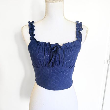 SHEIN Crop Top Bleu - Taille S