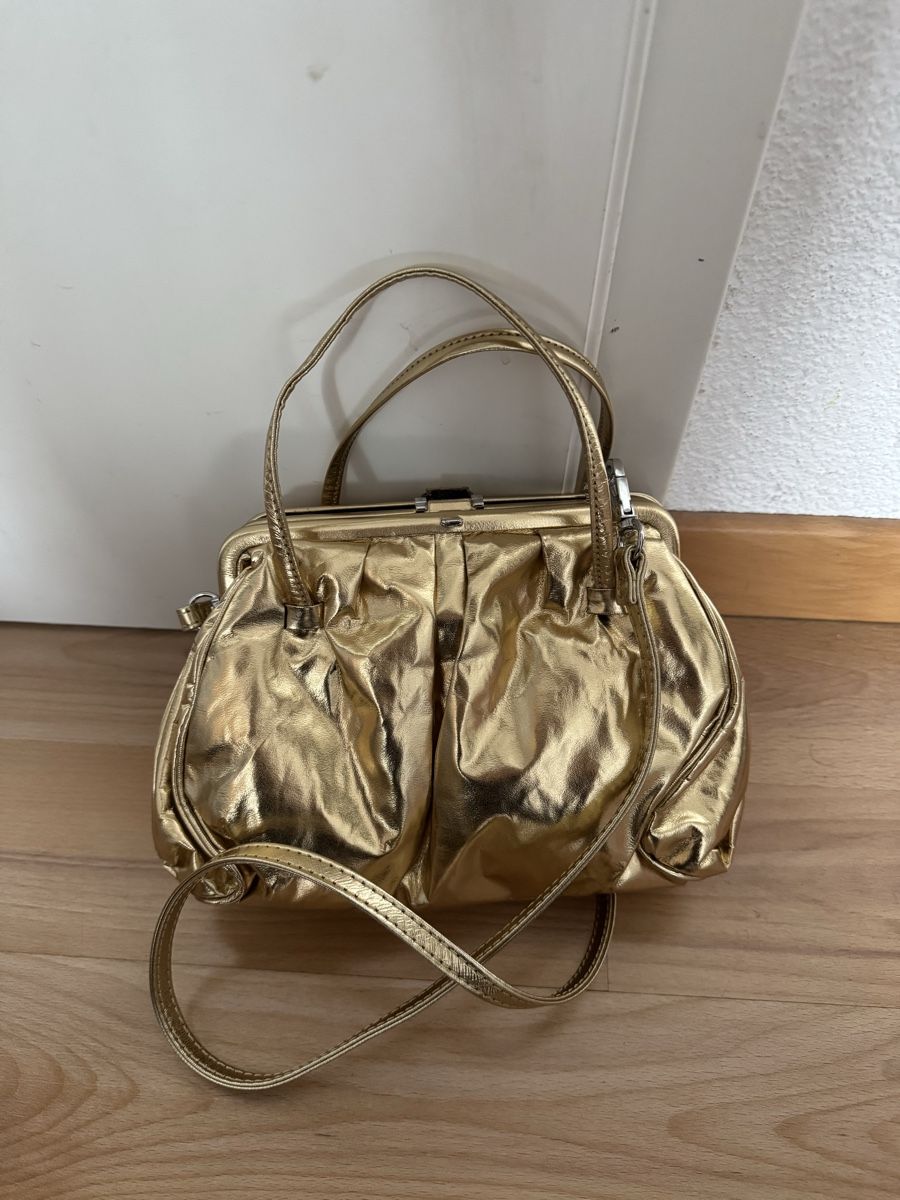 Borse da donna: Zara goldene Handtasche – Usato da Bettlach venduto da valishop 1
