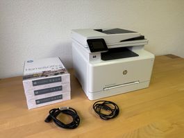 HP Drucker Color LaserJet Pro MFP M280nw, weiss