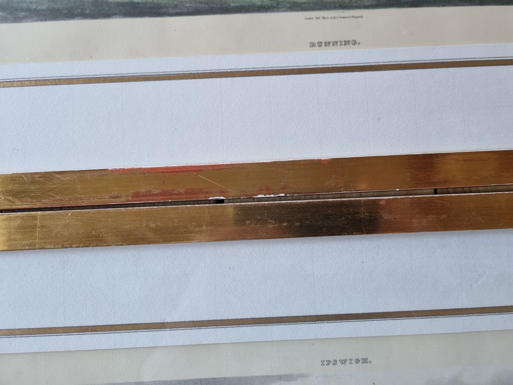 Foto & Immagini: Antike Pferderennen Drucke, gerahmt Sutherland – Usato da Trachslau venduto da post35 5
