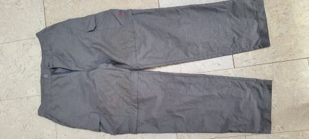 Teddy's Zip-Off Hose Gr. 44, grau und feines weiss meliert