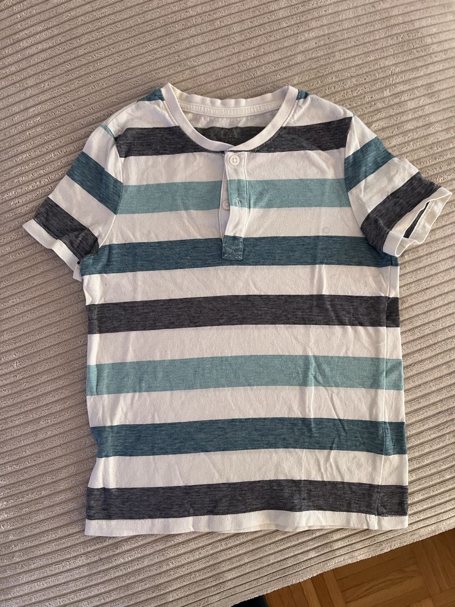 C&A Camicie, T-shirt & Polo: T-SHIRT GESTREIFT GR 116/122 – Usato da Basel venduto da theo-g77