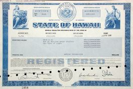 7,75% State of Hawaii - 1985