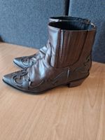 Cowboystiefel Stiefeletten Braun, Gr. 39
