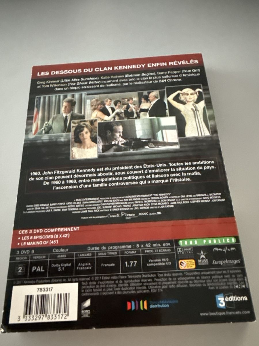 Alle DVDs: The Kennedys TV Mini-Series DVD Set 3 Discs – Neu (gemäss Beschreibung) aus Zürich von nad_s27g 1