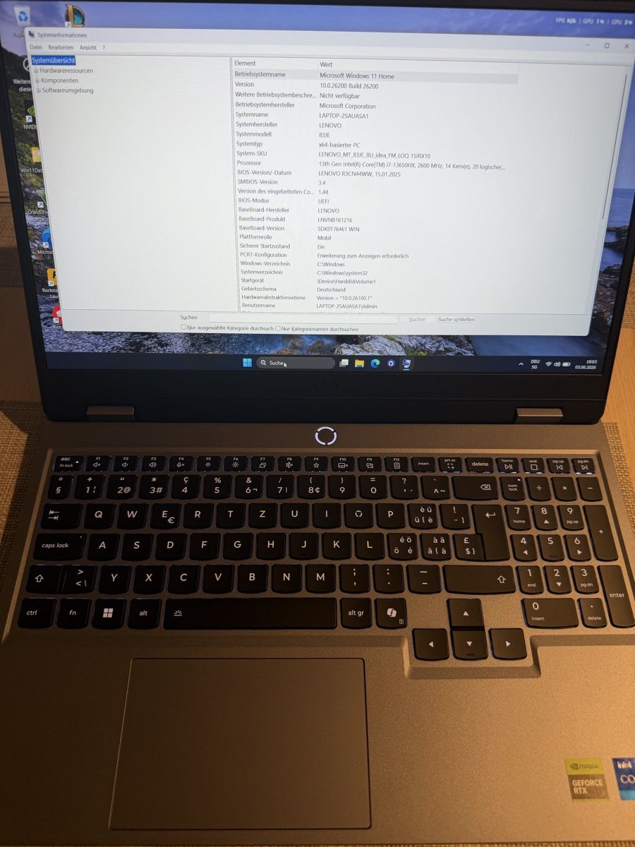 Lenovo Notebook: Lenovo LOQ RTX 5050 – Nuovo (secondo la descrizione) da glattbrugg venduto da geo_f22p 1