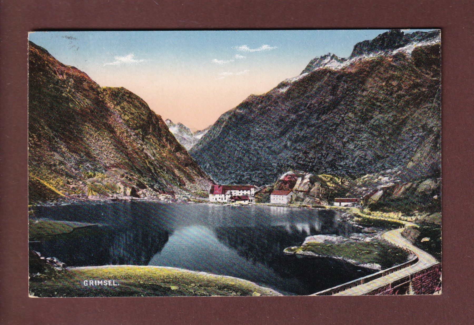 Ansichtskarten: GRIMSEL - 1924 – Gebraucht aus Pully von nicecards
