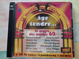 Cd La tournée des idoles / âge tendre