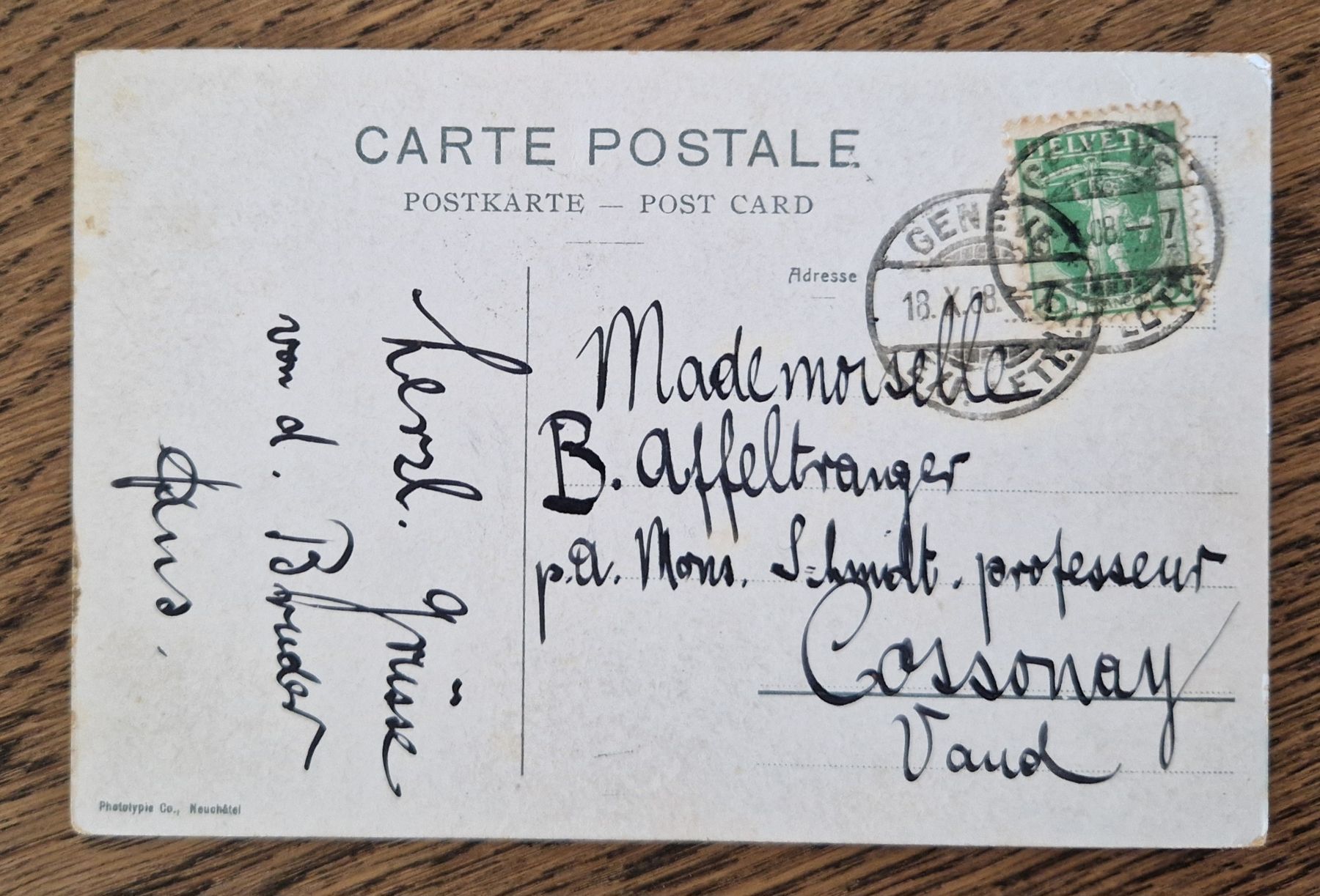Cartes postales: Genève, Le Kursaal 1908 – D'occasion à Ebikon par Donar50 1