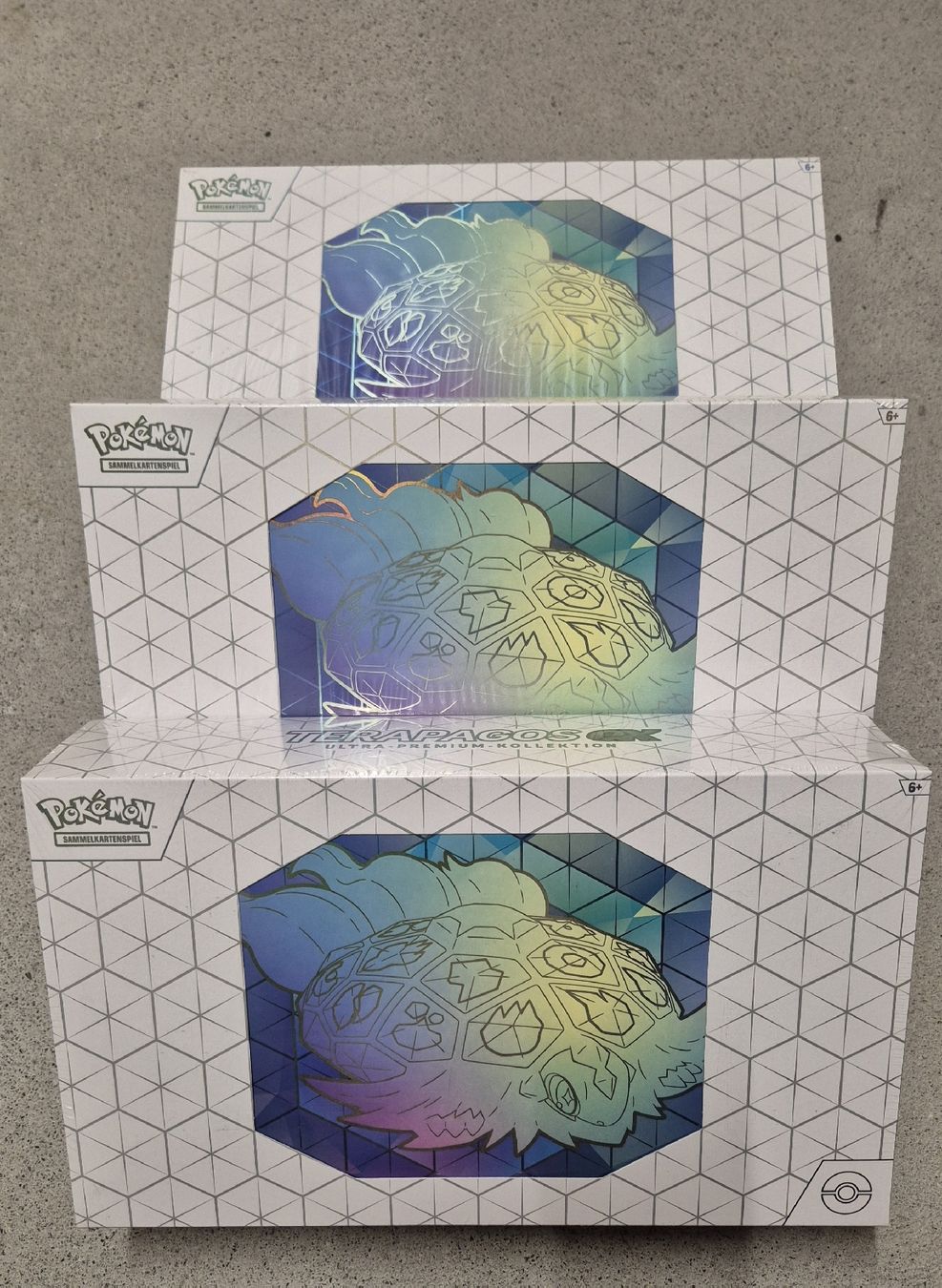 Pokémon Carte collezionabili: 3x UPK Terapagos – Nuovo e nell'imballaggio originale da Sursee venduto da Barclays93