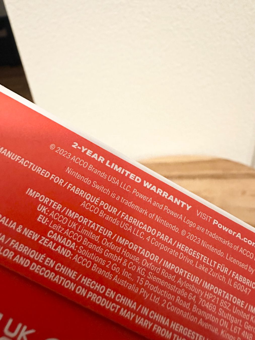 Controller: PowerA Kabelgebundener Controller Nintendo Switch rot neu – Neu und originalverpackt aus Baar von Mic_vL 4