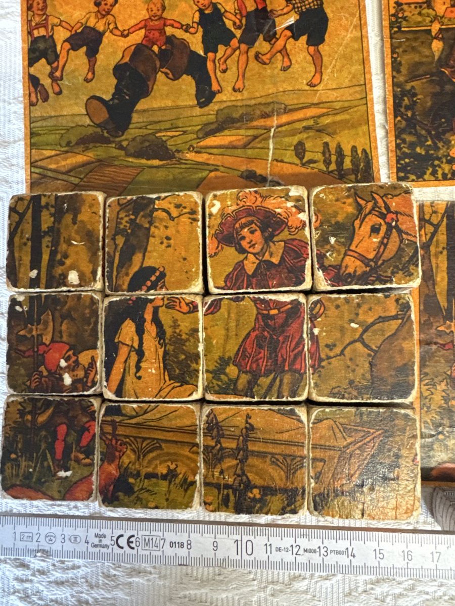 Puzzles: Antike Holzbauklötze / Puzzle, Nostalgie – Gebraucht aus Gams von ver_n7n9 1
