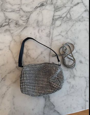 Glitzer Handtasche, neu
