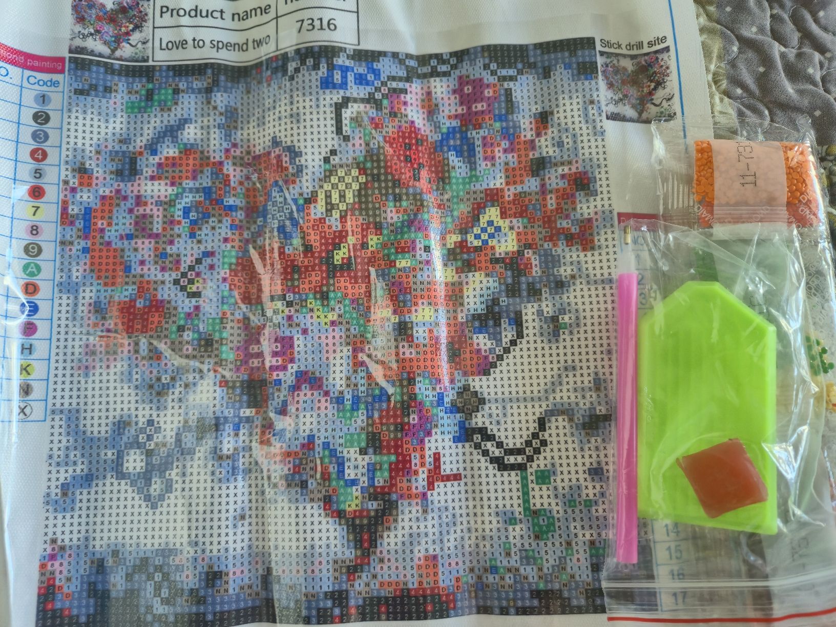 Kit bricolage: peinture diamant – Nuovo e nell'imballaggio originale da Bulle venduto da nora169 1