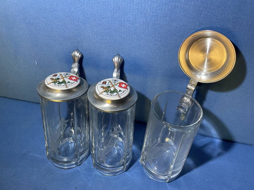 Bicchieri: Humpen, Bierkrug, Feldschlösschen, Bier – Usato da Lupsingen venduto da kurrrti
