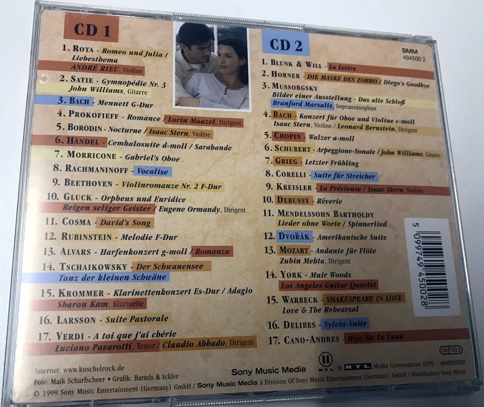 CD: Doppel CD- Kuschel Klassik 4 – Usato da Guntershausen venduto da Gloominati 1