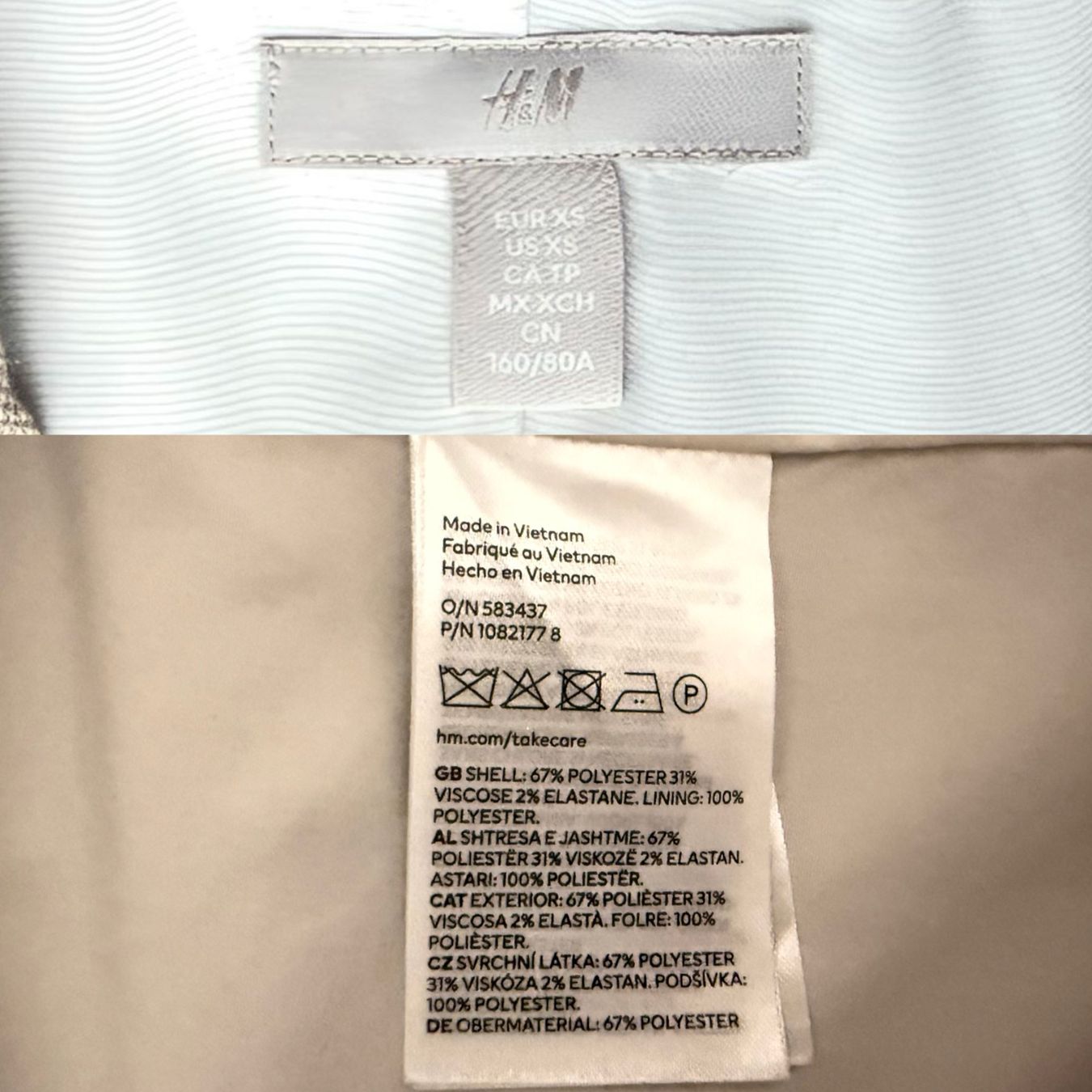 H&M Vestes: Superbe blazer long H&M beige – D'occasion à Thônex par BrYu 8