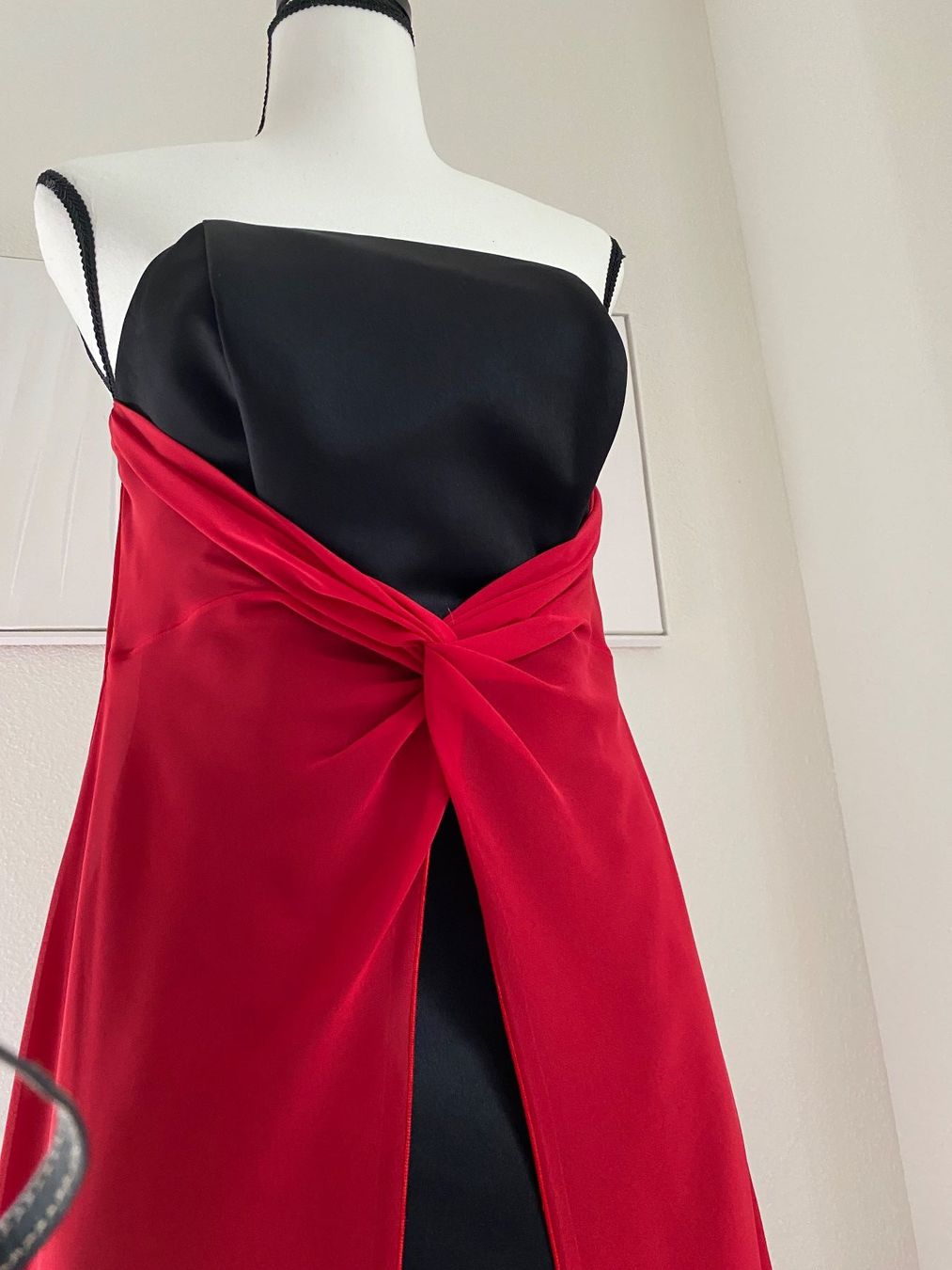 Kleider: Elegantes vintage Abendkleid, rot-schwarz, Gr. 36 – Gebraucht aus Umiken von Muriel22 2