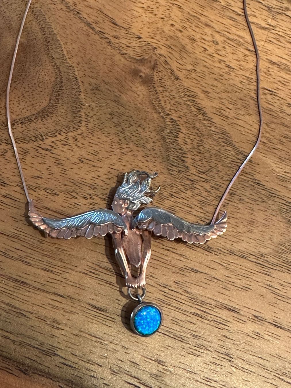 Catenine: Engel Halskette mit Opal Edelstein Handgefertigt – Nuovo e nell'imballaggio originale da Wildberg venduto da TradeMe 3