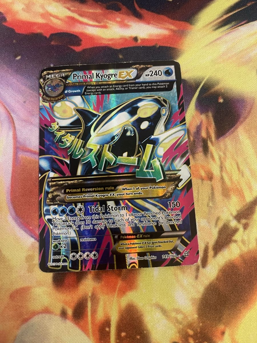 Pokémon Carte collezionabili: Pokémon Primal Kyogre EX  – Usato da Breitenbach venduto da KithusPokeKingdom