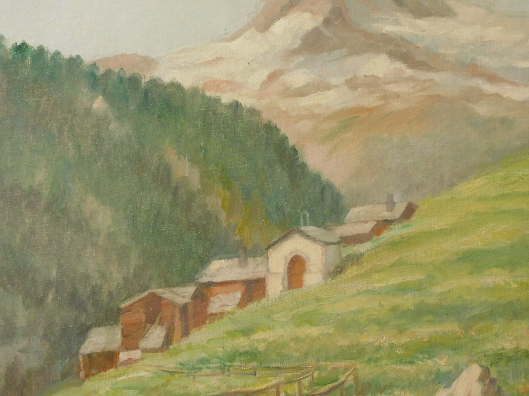 Tableaux: Sammlung Ölgemälde v G. Siemers mit Stuckrahmen  Landschaft – D'occasion à Sursee par 76 2