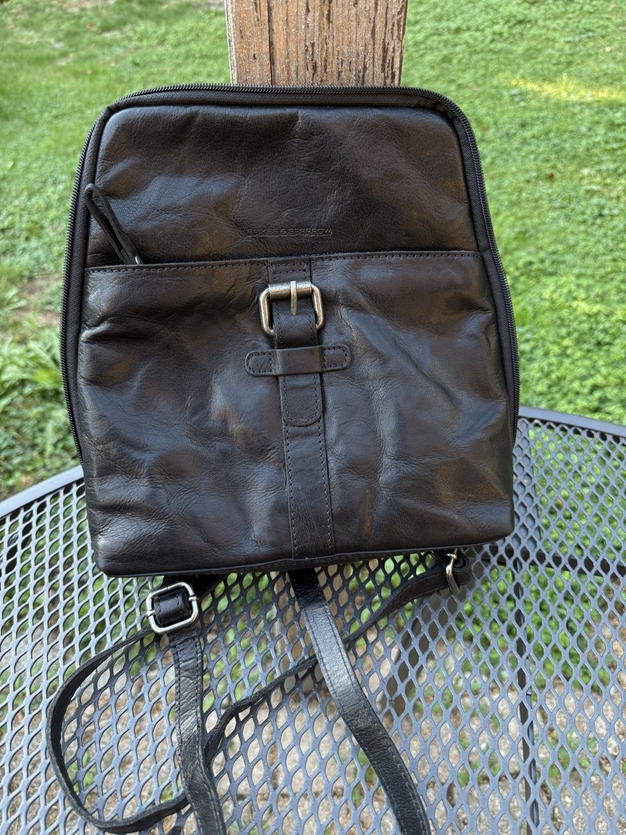 Rucksäcke: Lederrucksack schwarz Spikes&Sparrow – Gebraucht aus Wynigen von KaZu79 4