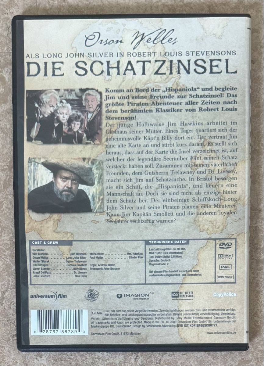 Alle DVDs: DIE SCHATZINSEL – Neu (gemäss Beschreibung) aus Dietikon von AndreaSch01 1
