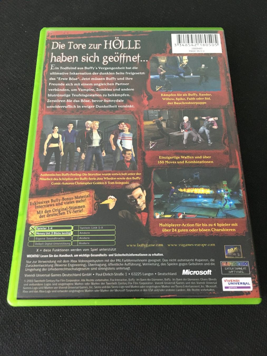 Microsoft Giochi: Buffy - im Bann der Dämonen für Xbox – Usato da St.Gallen venduto da sjosjo 1
