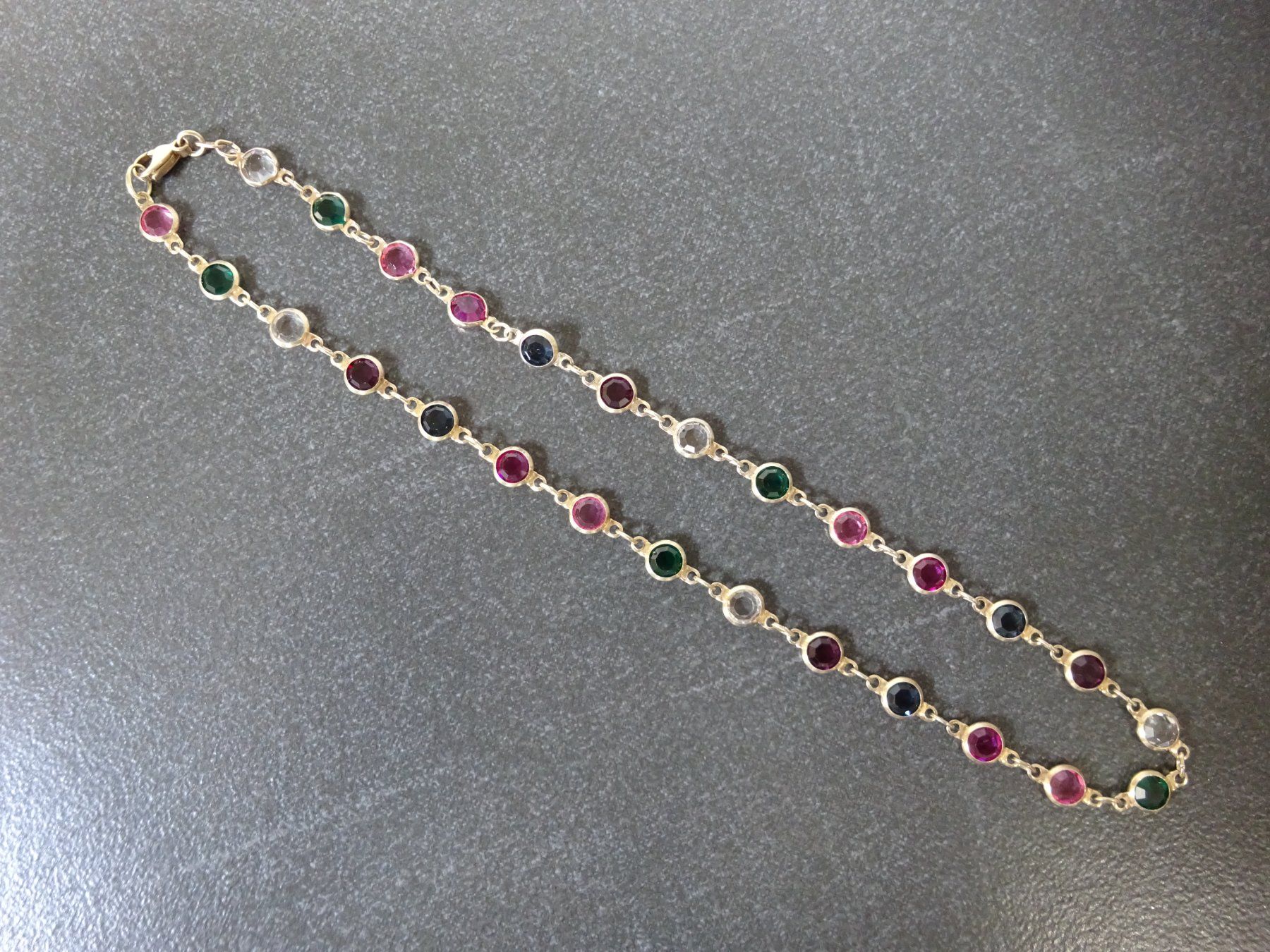 Catenine: Halskette Multicolor 925S / 42cm – Usato da Oetwil am See venduto da Senegal