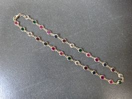 Halskette Multicolor 925S / 42cm