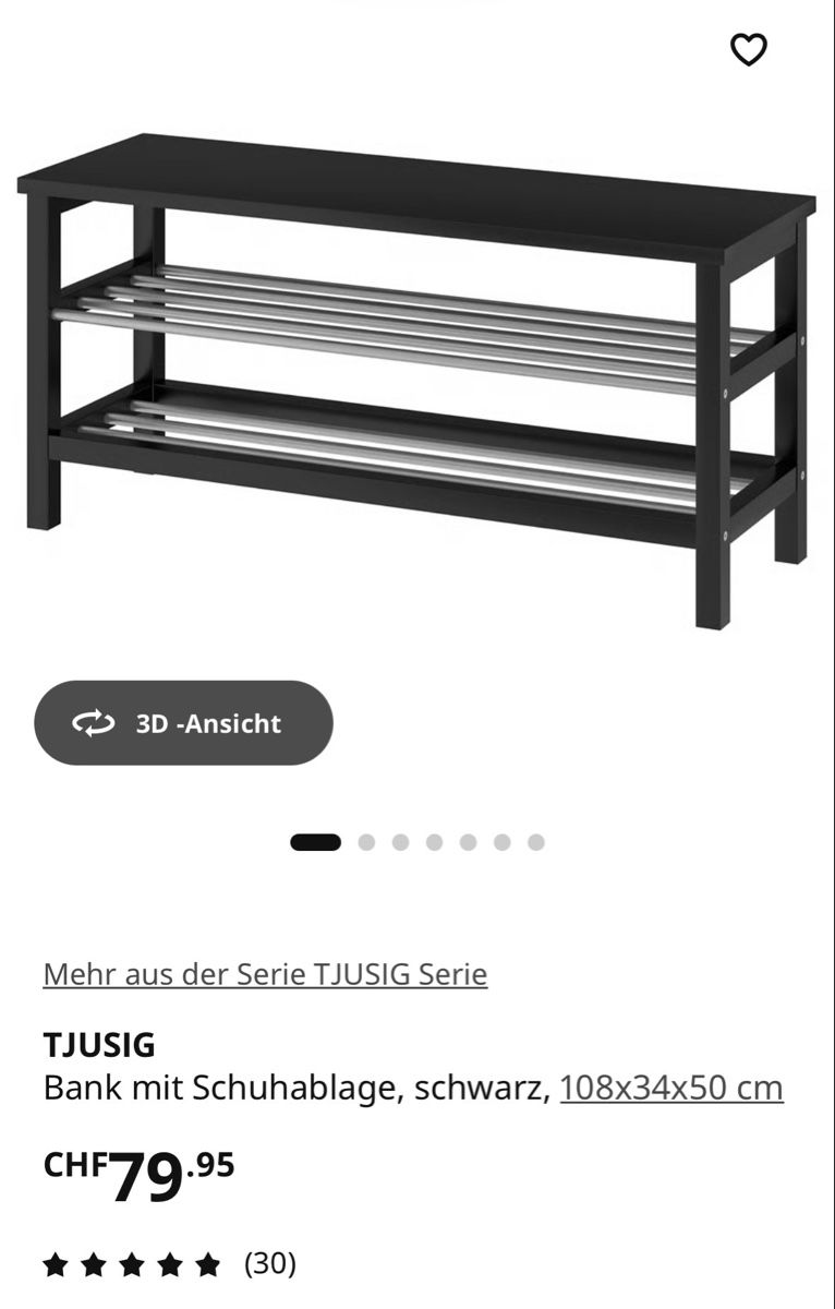 Bänke: Schuhregal IKEA – Gebraucht aus Zürich von per03 2