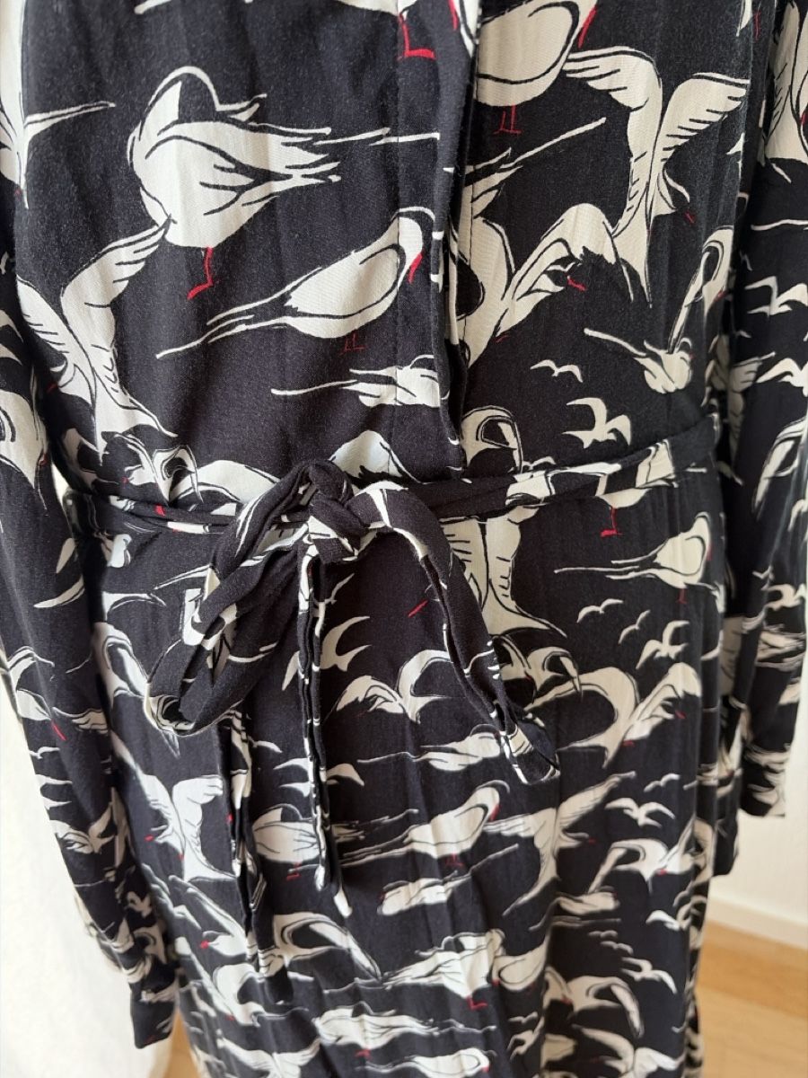 Alba Moda Vestiti: Alba Moda Maxikleid, Gr. 40, Sommerkleid mit Vogelmuster – Usato da Pratteln venduto da Mar.La.Ma 1