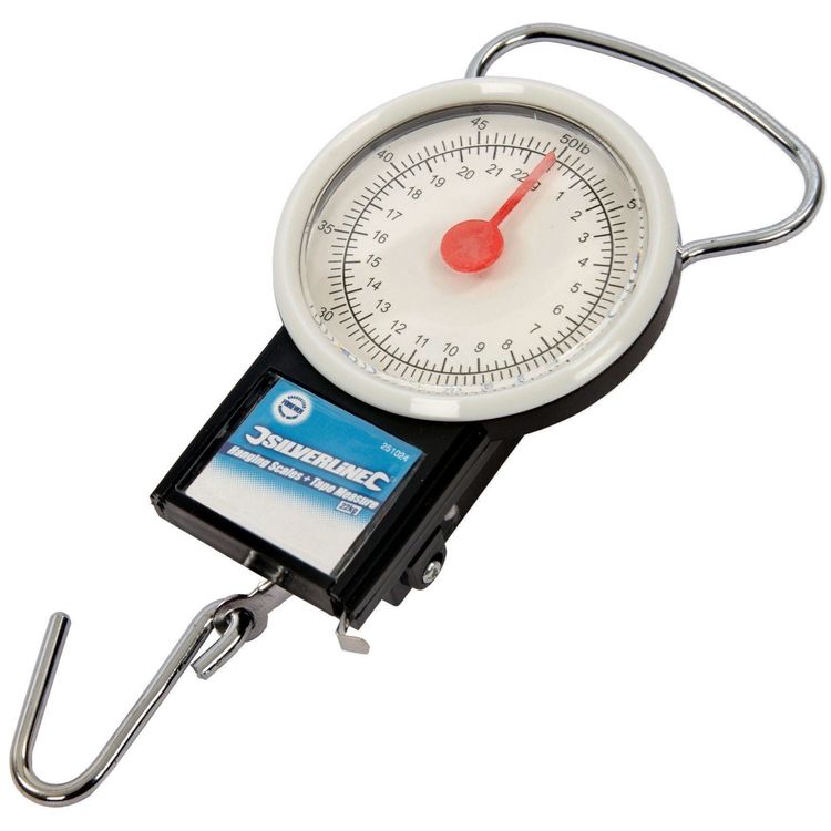 Voltix Digitale Hängewaage 300 Kg Tragbar - LCD Display Mit Batterien (Blau)