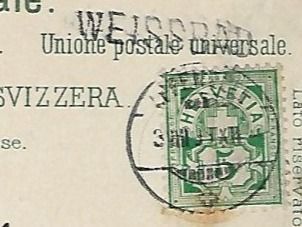 Ansichtskarten: CH, Ansichtskarte Meglis Alp, Appenzell 3.8.1899 – Gebraucht aus Hinteregg von McCharly01 2