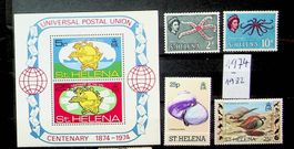STE HÉLÈNE TIMBRES NEUFS 1974-1982 /U616