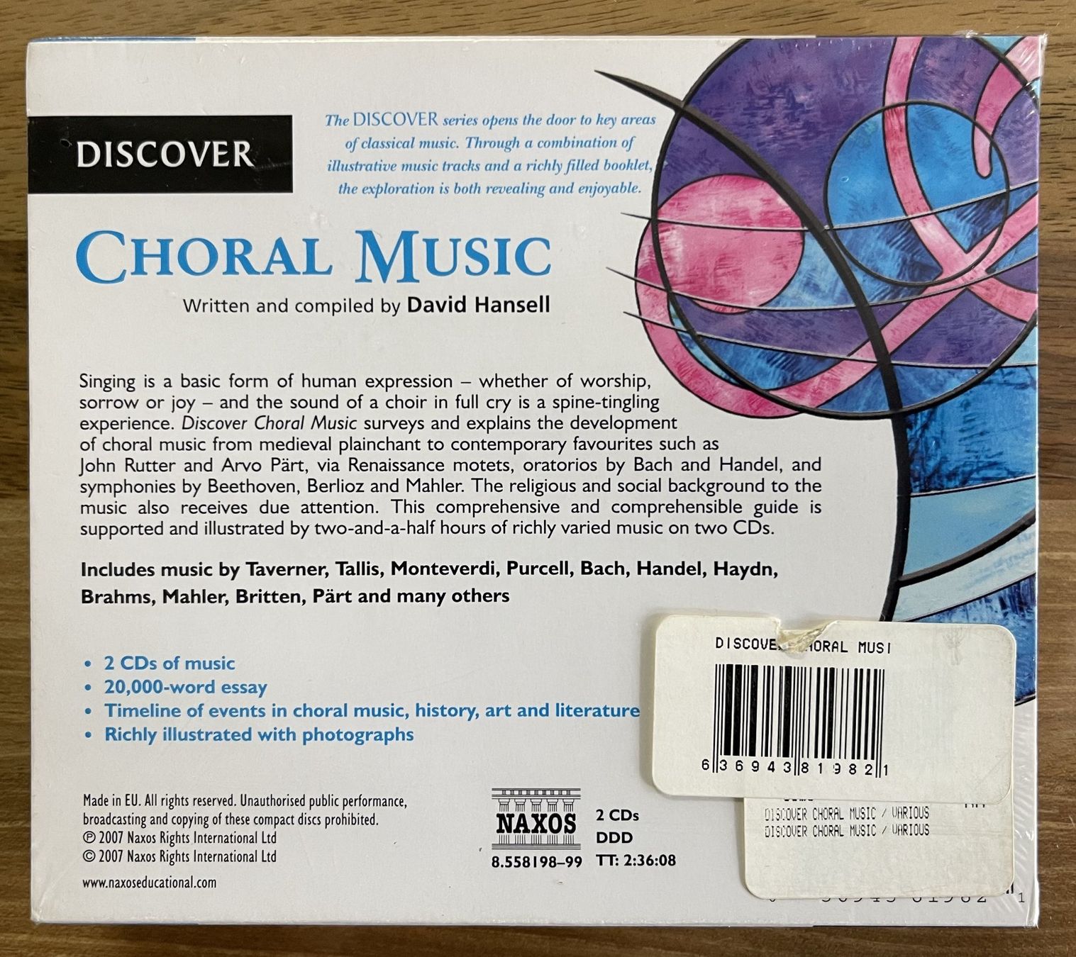 CD: Discover Choral Music – Nuovo e nell'imballaggio originale da Oftringen venduto da Vucki 1