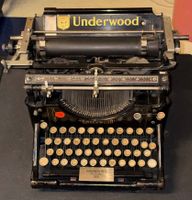 Underwood No. 5 Schreibmaschine 1915 – Klassiker Top Zustand