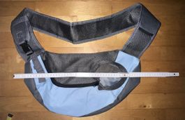 Sac ventral de transport pour petit chien ou chat – Bleu